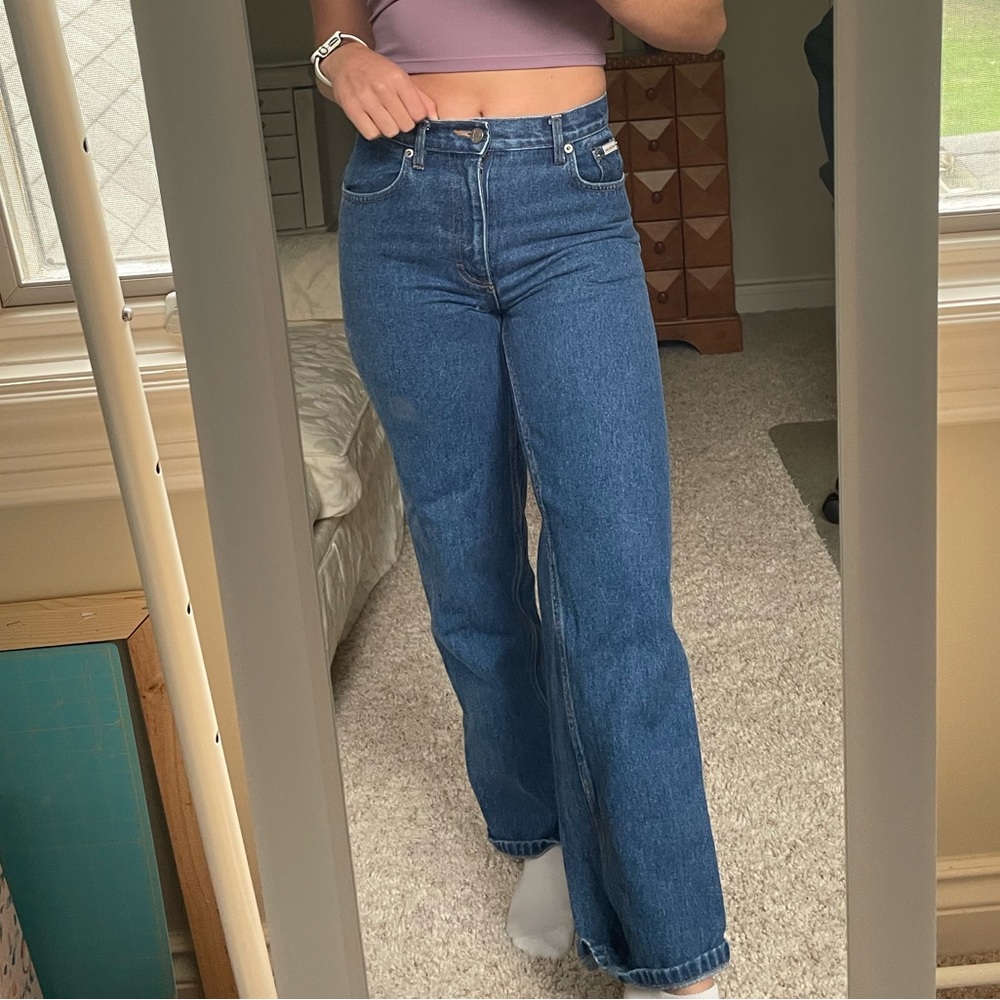 Wide leg Calvin Klein jeans!